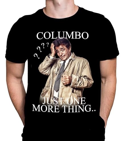 Amazon.com: Columbo 80's Detective Retro Tv Show T Shirt S Sport